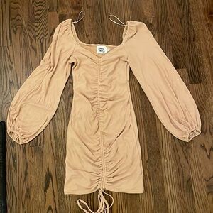 Princess polly long ballon sleeve body con dress